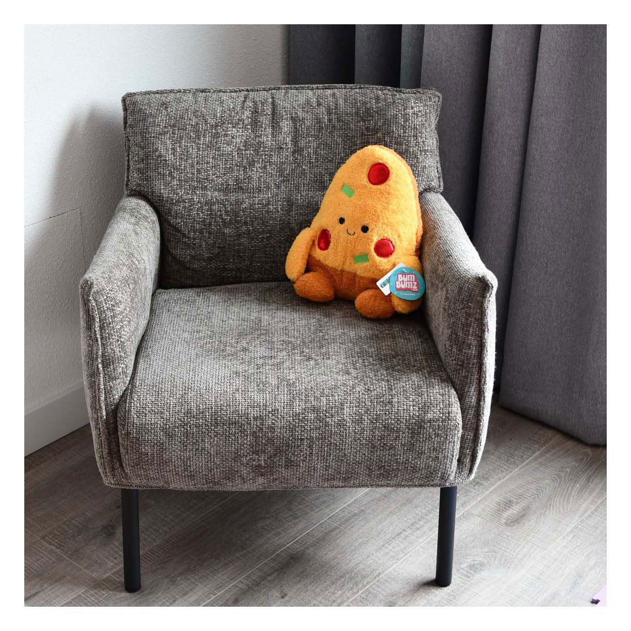 Bumbumz Knuffel Pizzapunt - 30cm