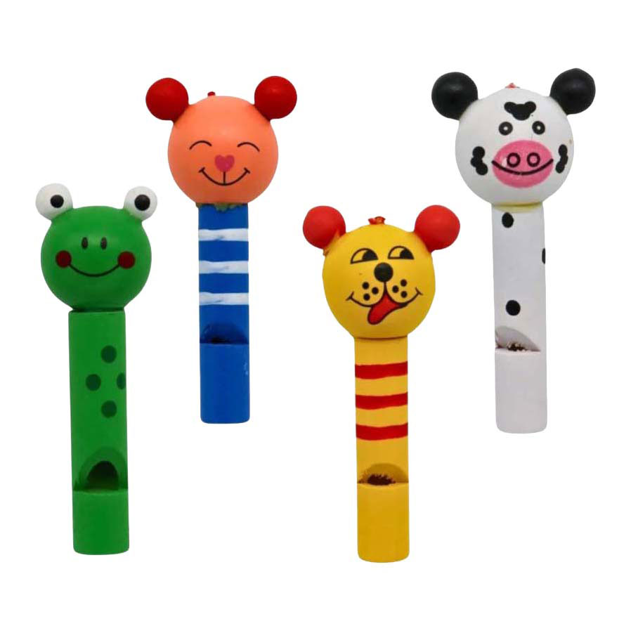 Houten Dieren Fluitje - 7cm