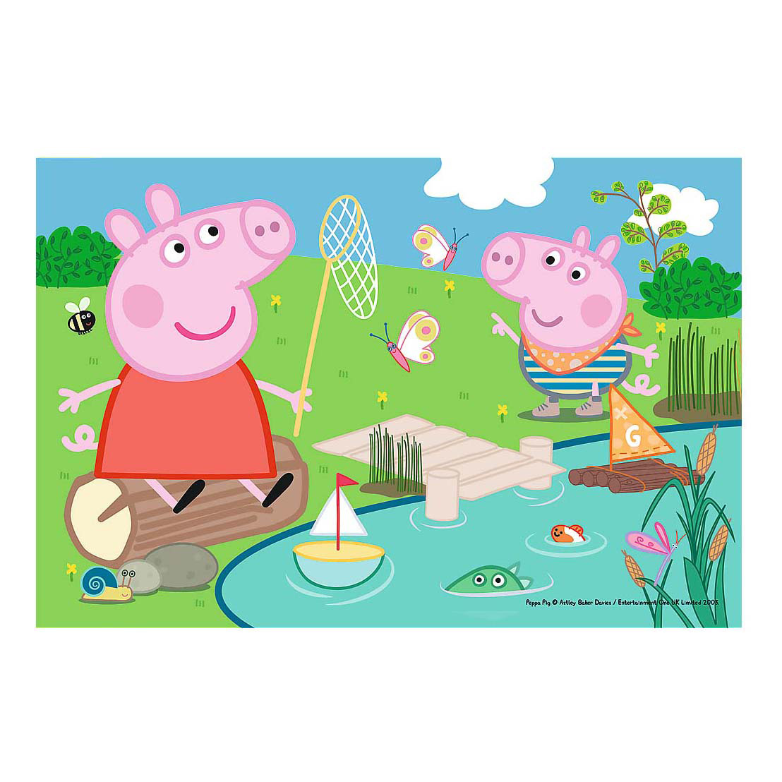 Mini Puzzel Peppa Pig - 54st.