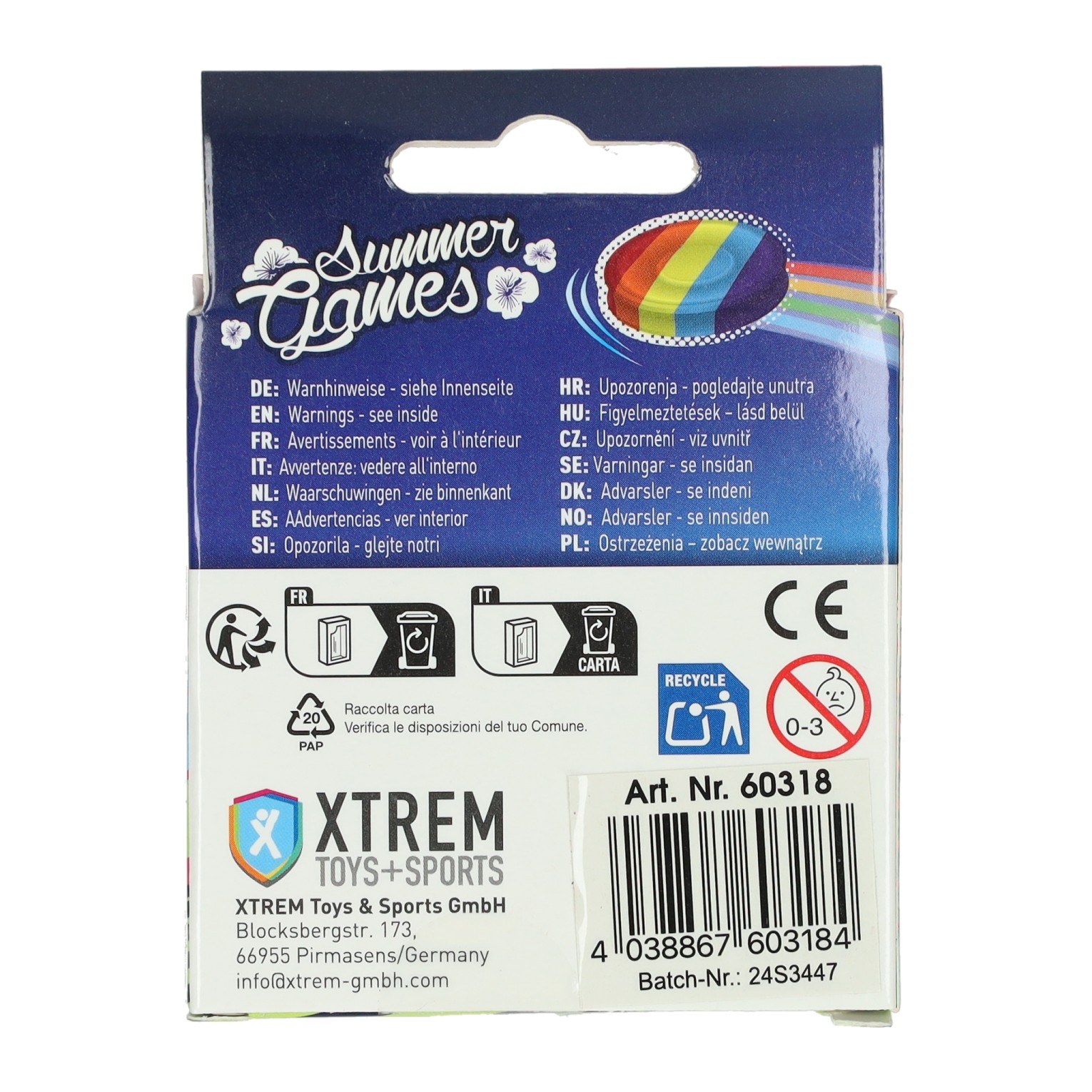 Mini Frisbee Zomer - 6cm