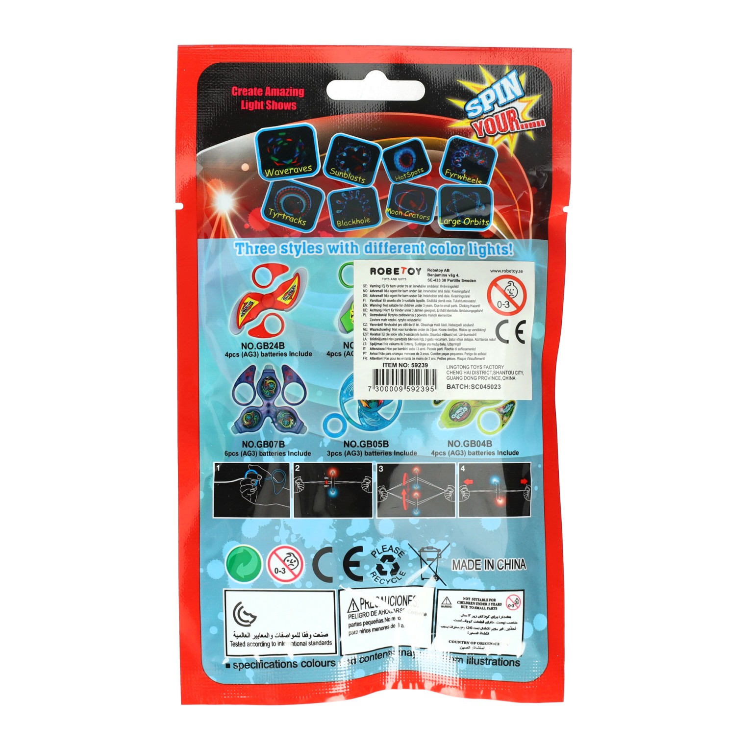Flashing Spinner 3ass