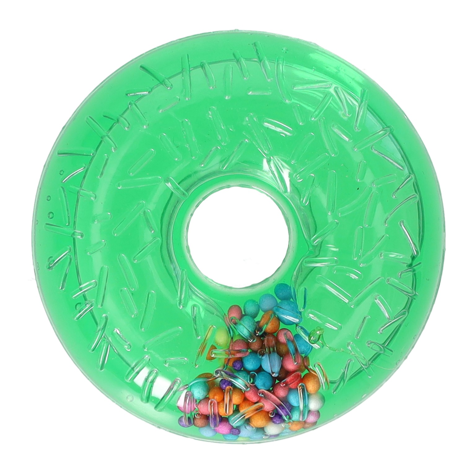 Glitzergefüllter Donut 50 g – 6 cm