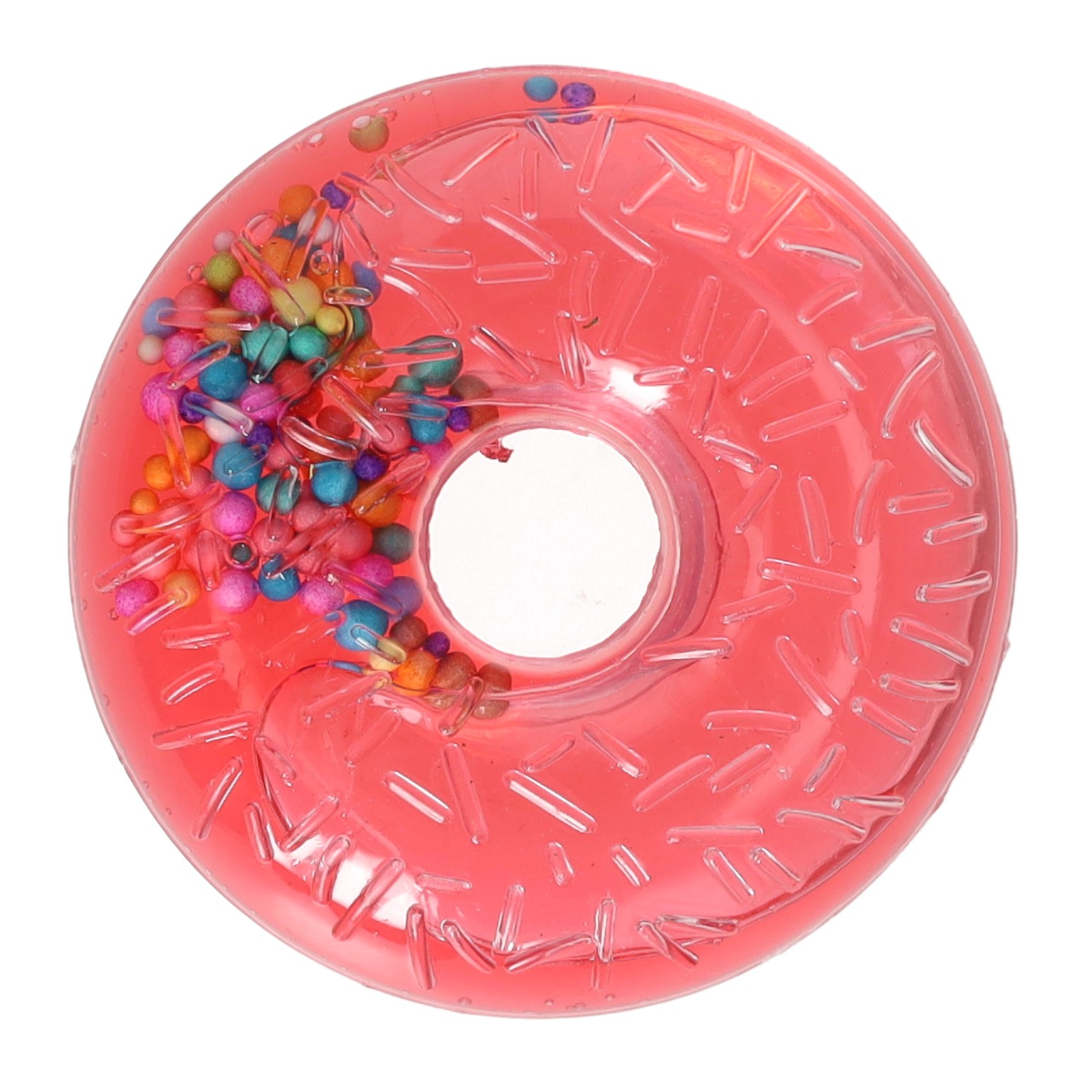 Glitzergefüllter Donut 50 g – 6 cm