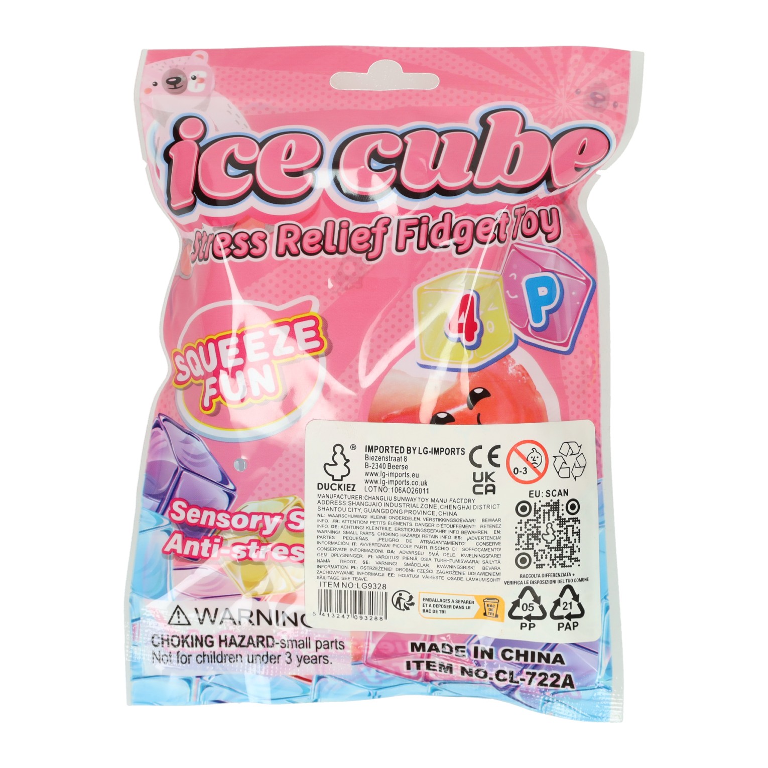 Squeeze Ice Cubes Maltose - 4st.