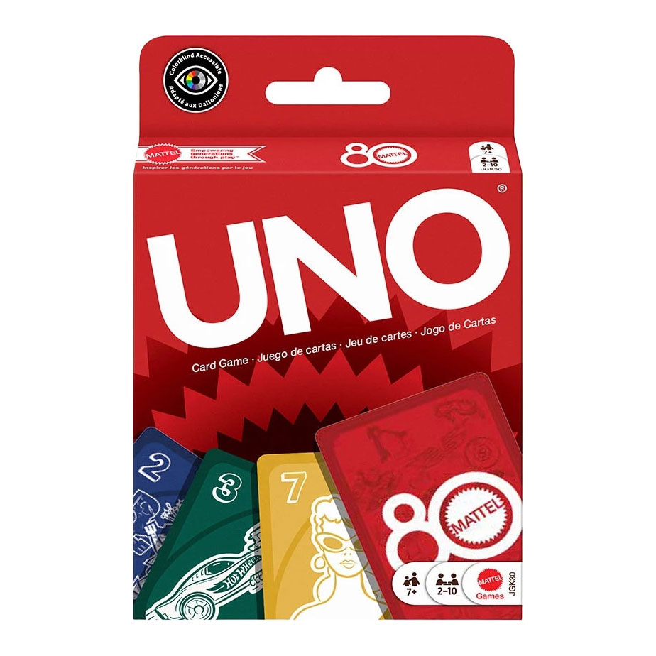 UNO Ruby Red 80th Anniversary