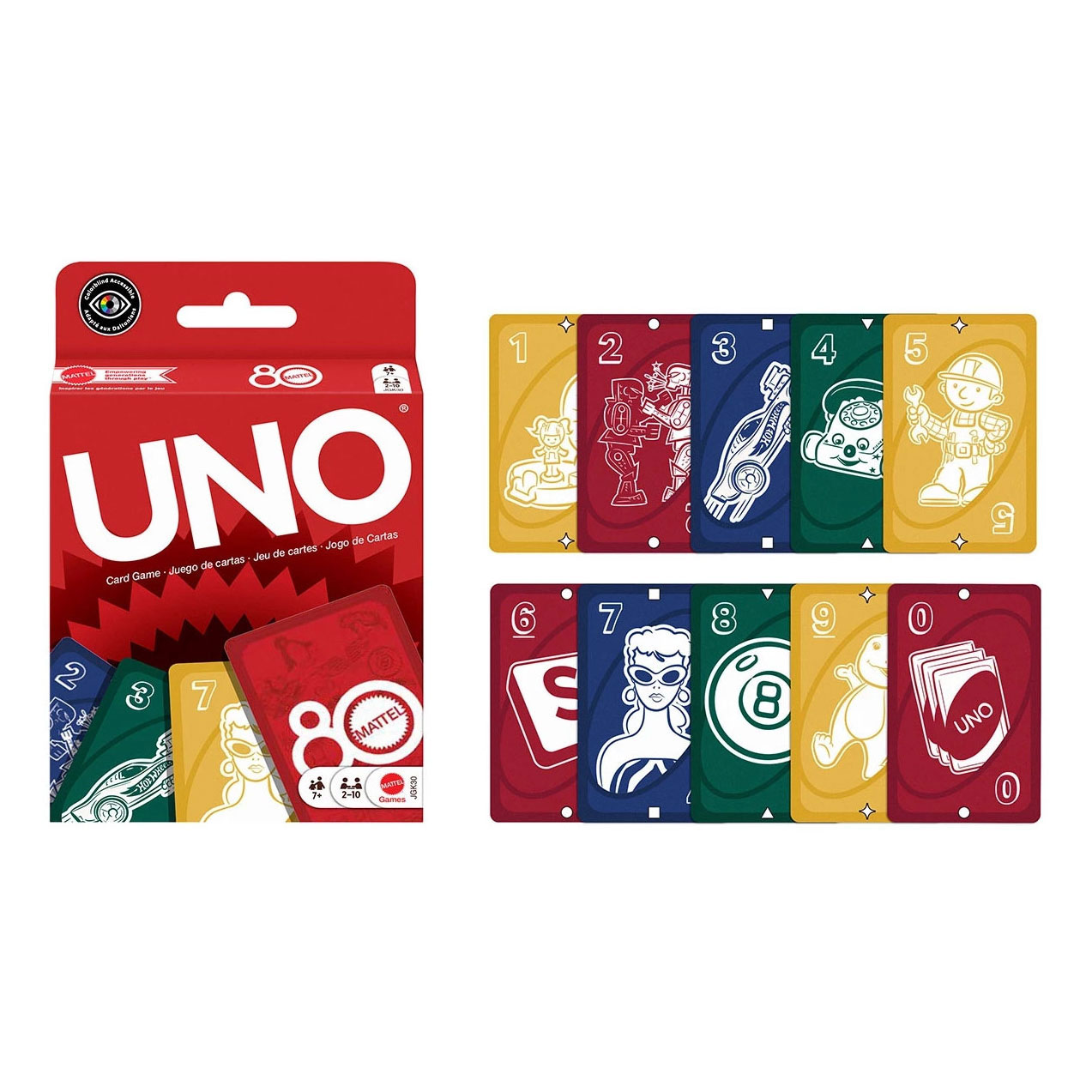 UNO Ruby Red 80th Anniversary