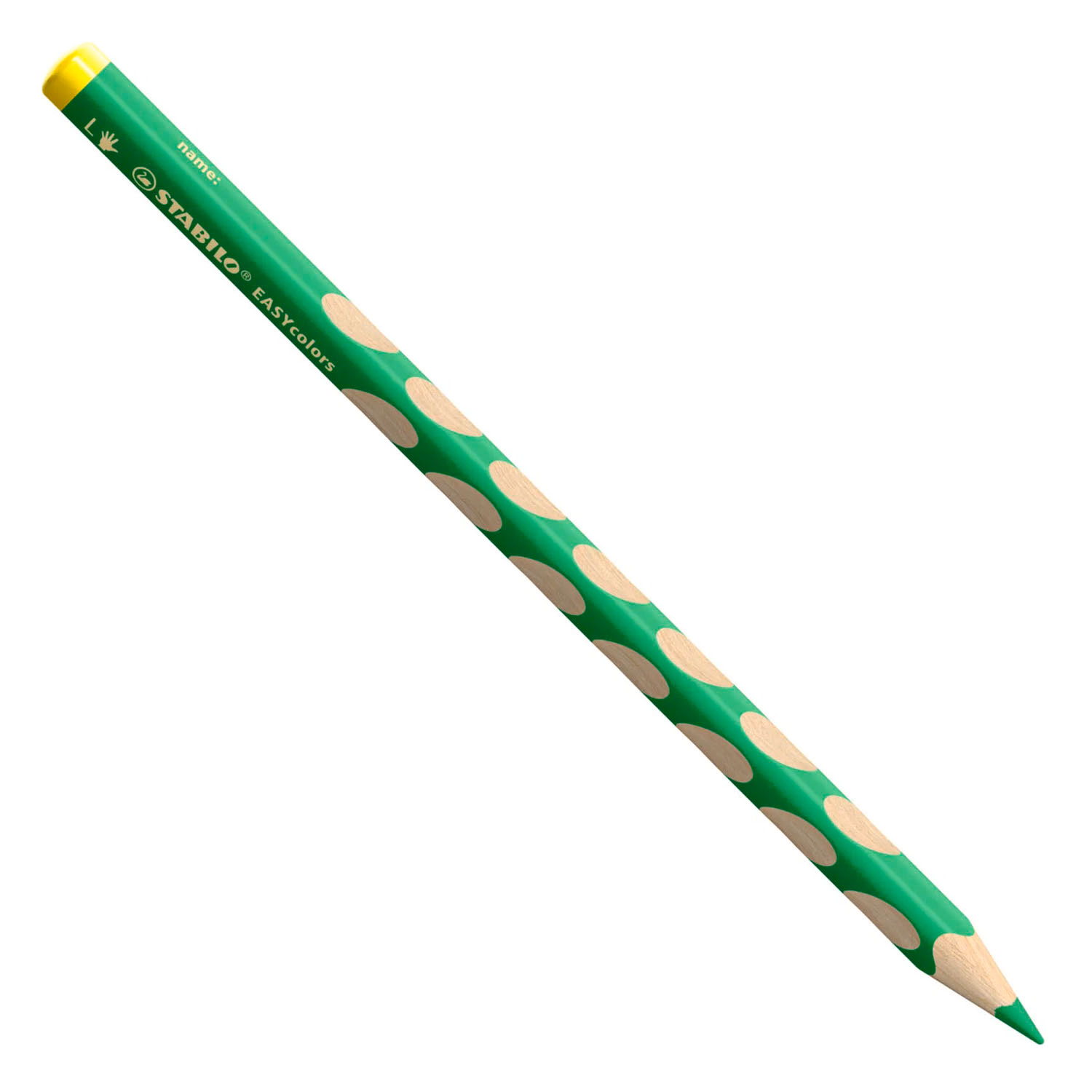 STABILO EASYcolors Linkshänder-Buntstift – Deckendes Grün
