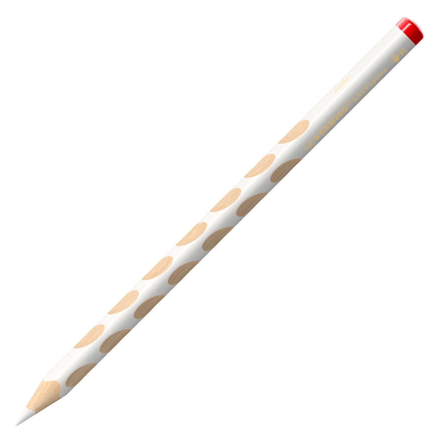 STABILO EASYcolors Buntstift für Rechtshänder – Weiß