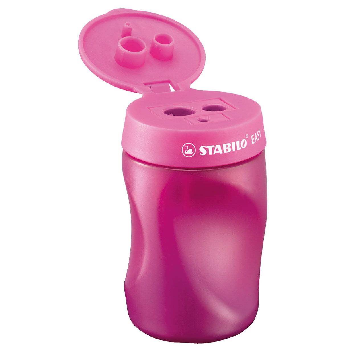 STABILO EASYsharpener – 3-in-1-Bleistiftspitzer – links – Pink