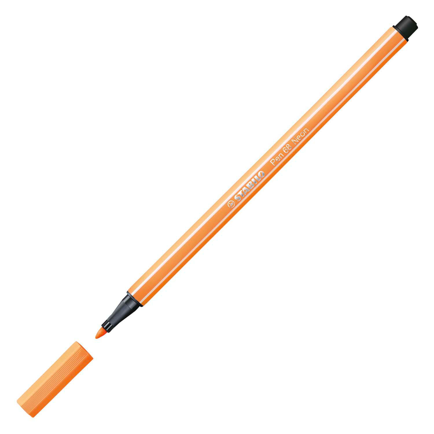 STABILO Pen 68 - Filzstift - Fluoreszierendes Orange (68/054)