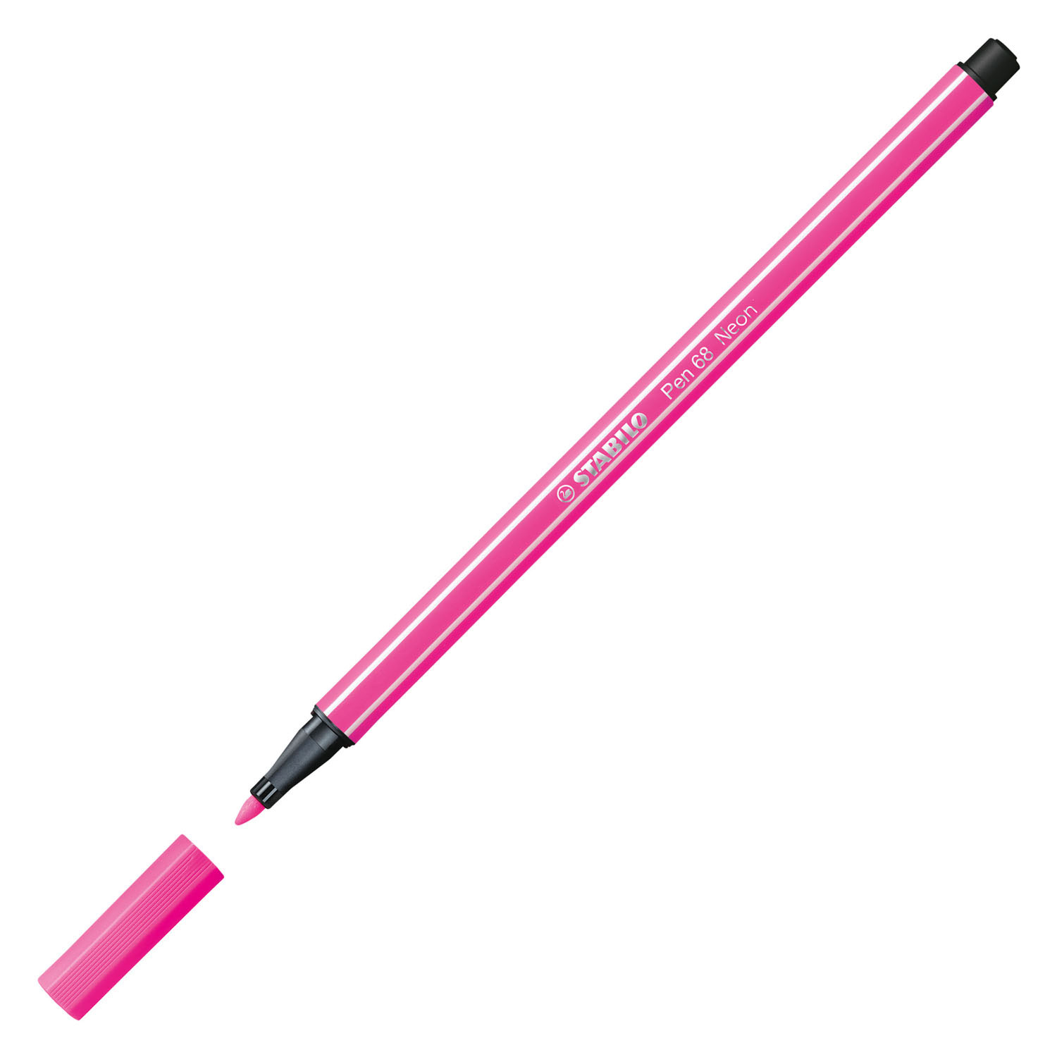 STABILO Pen 68 - Filzstift - Fluoreszierendes Pink (68/056)