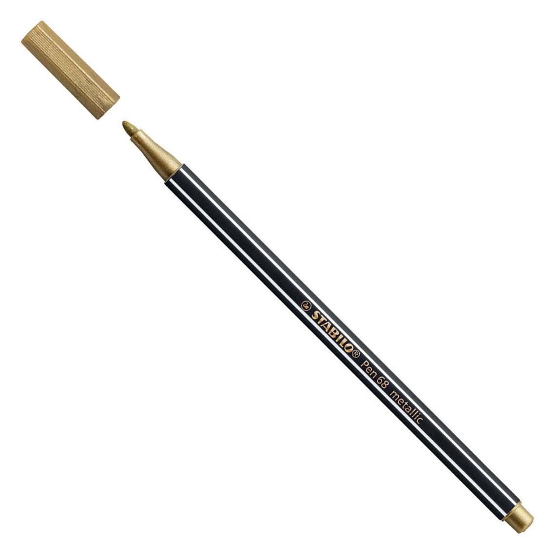 STABILO Pen 68 Metallic - Filzstift - Metallic Gold (68/810)