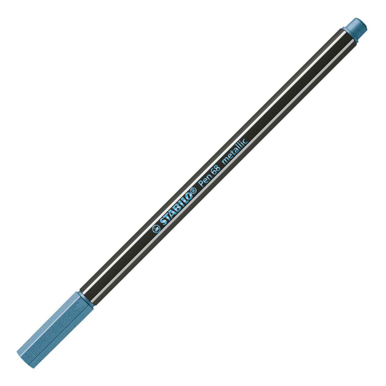 STABILO Pen 68 Metallic - Viltstift - Blauw (68/841)