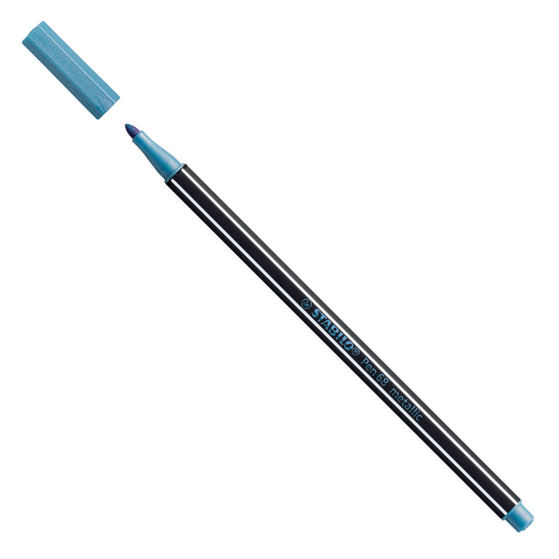 STABILO Pen 68 Metallic - Filzstift - Blau (68/841)