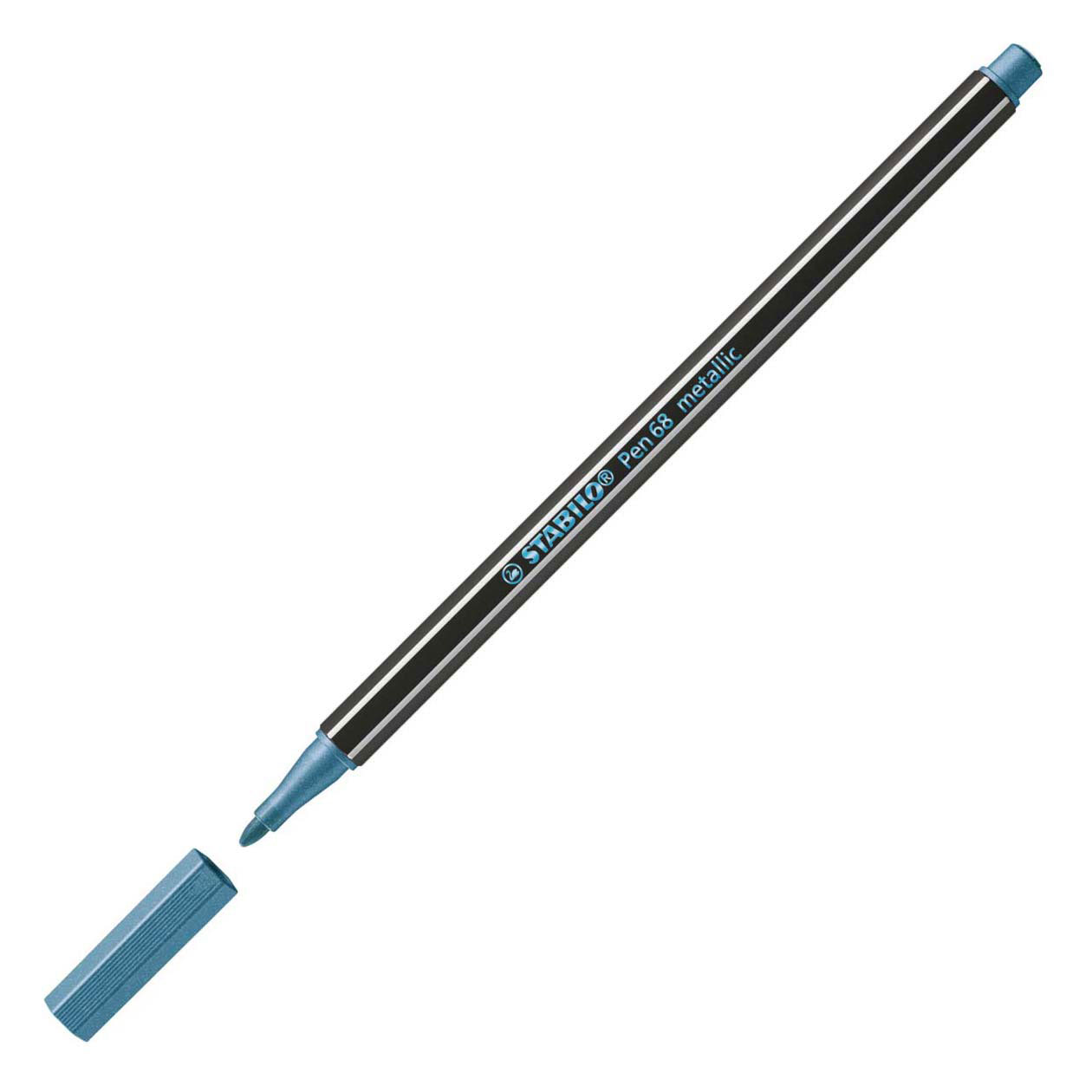 STABILO Pen 68 Metallic - Viltstift - Blauw (68/841)