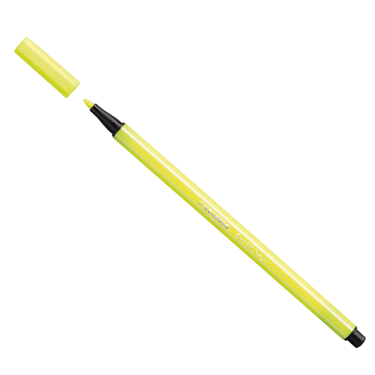 STABILO Pen 68 - Filzstift - Fluoreszierendes Gelb (68/024)