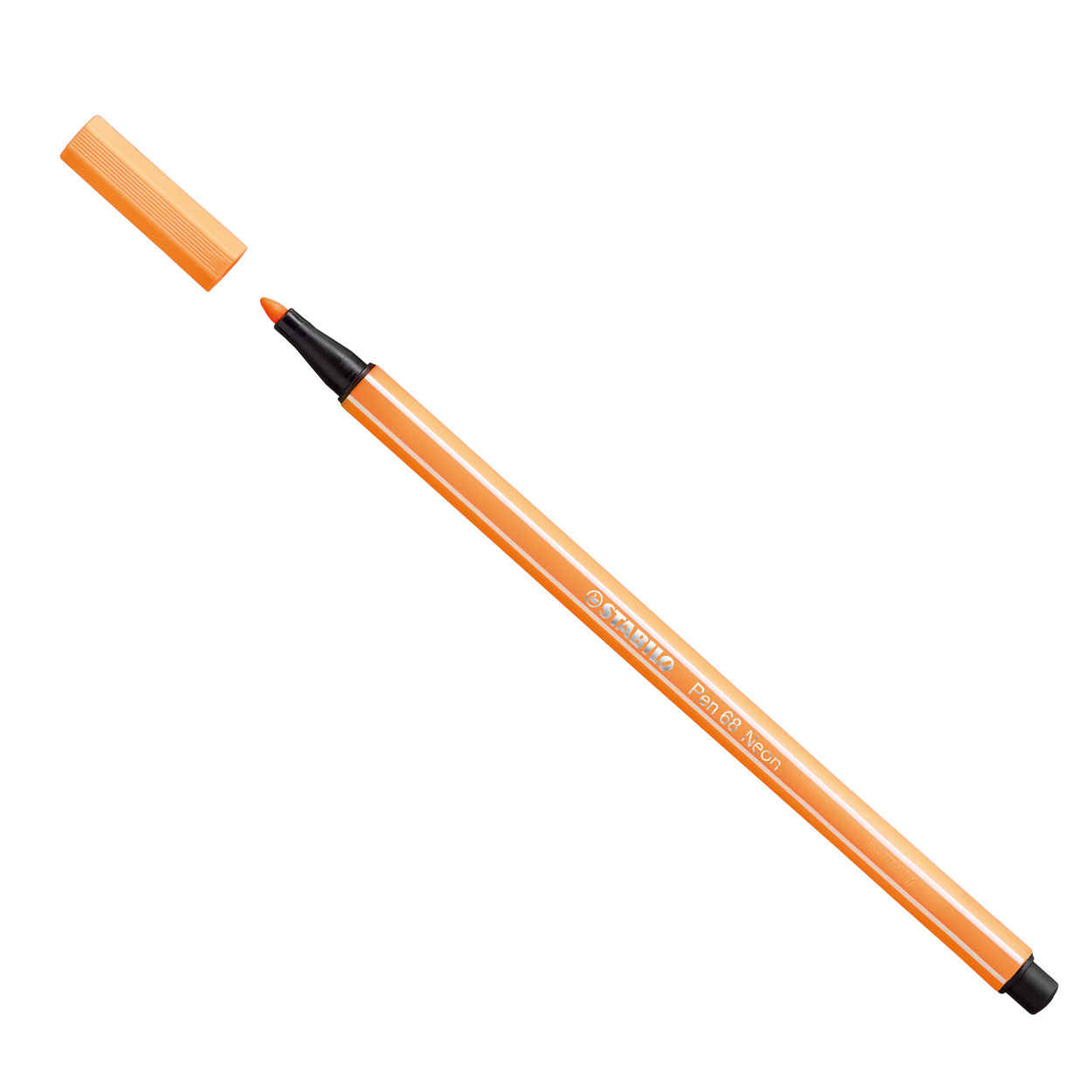 STABILO Pen 68 - Filzstift - Fluoreszierendes Orange (68/054)