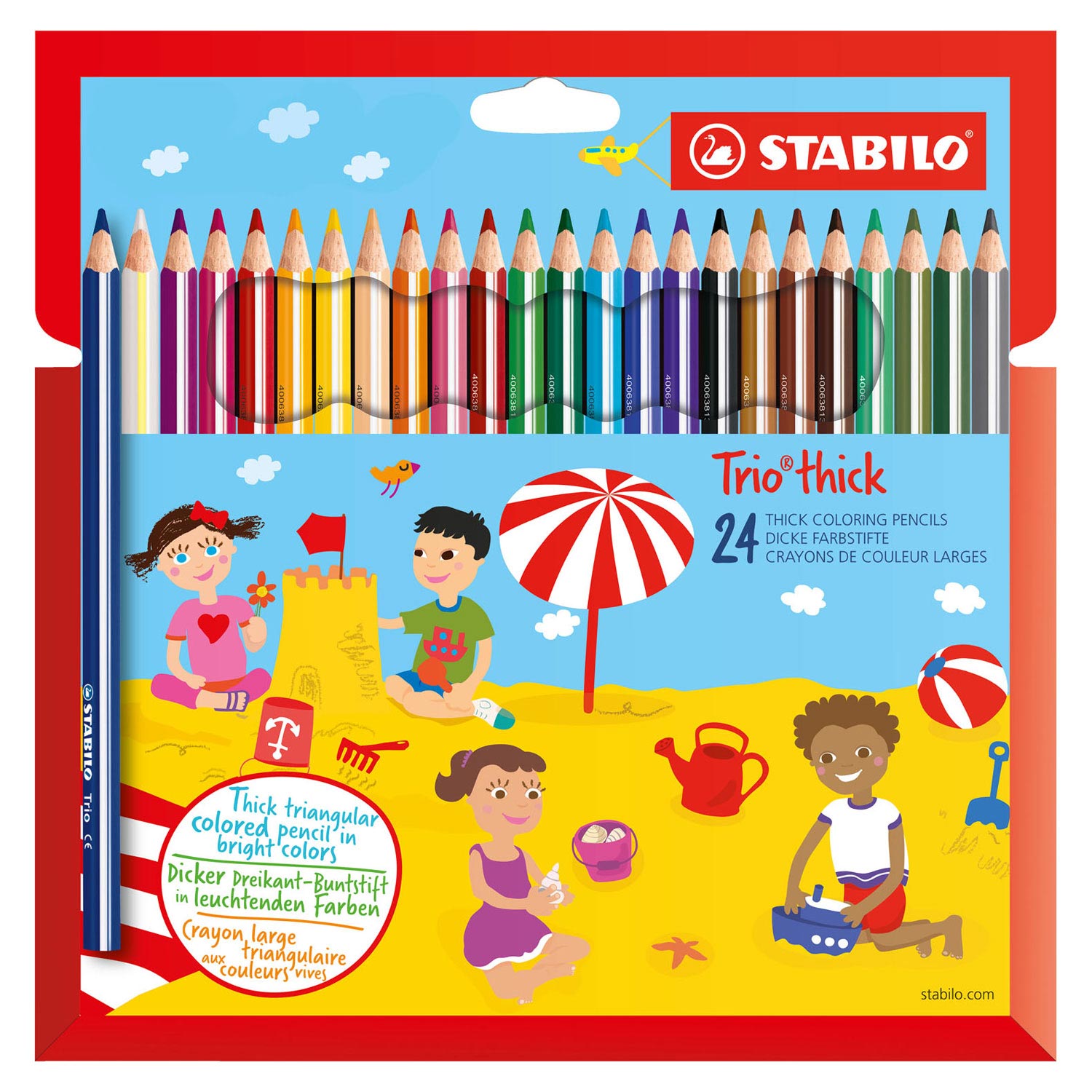 Lot crayons de couleur Kinderen Schoolspullen Schoolspullen larges 
