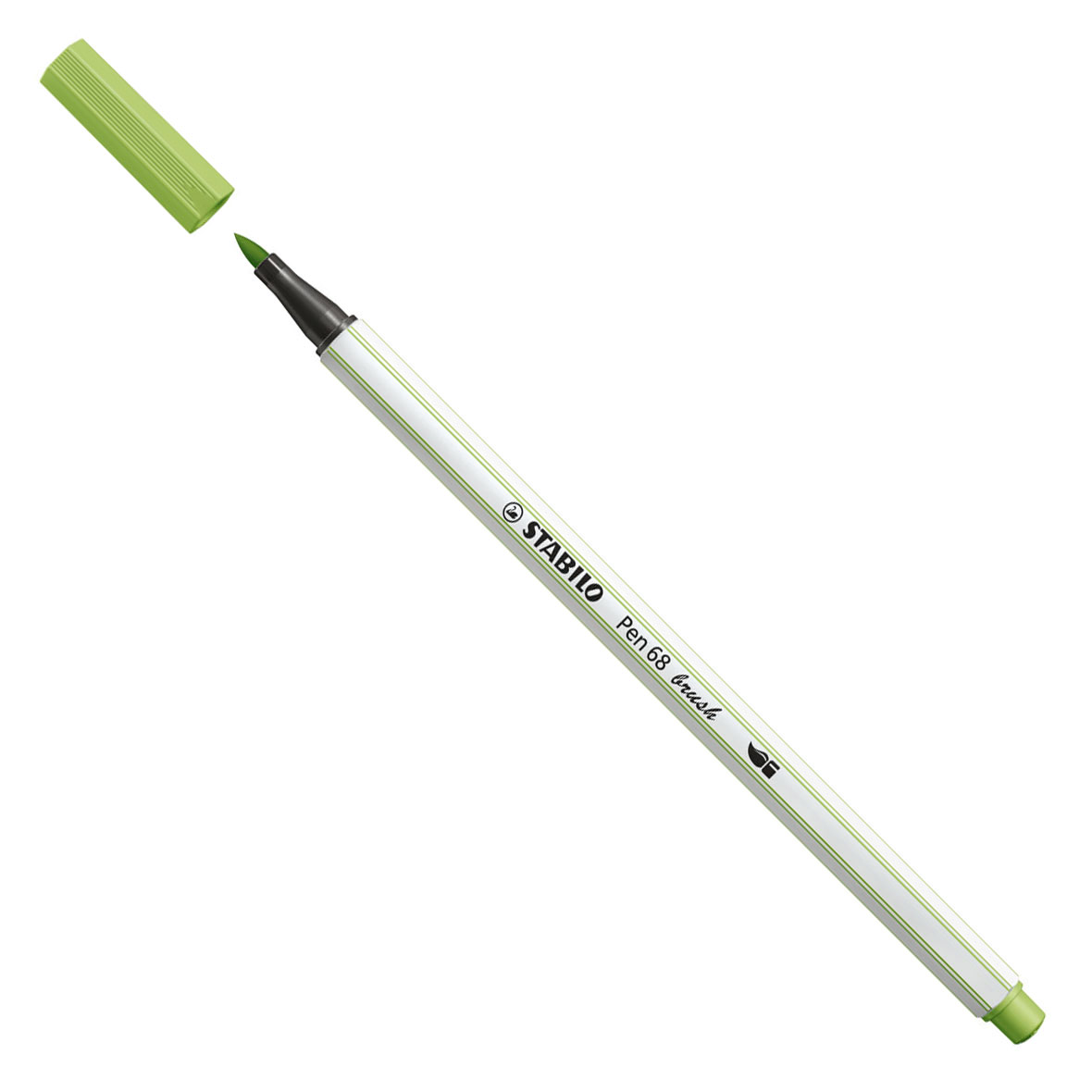 STABILO Pen 68 Brush - Viltstift - Pistache (34)