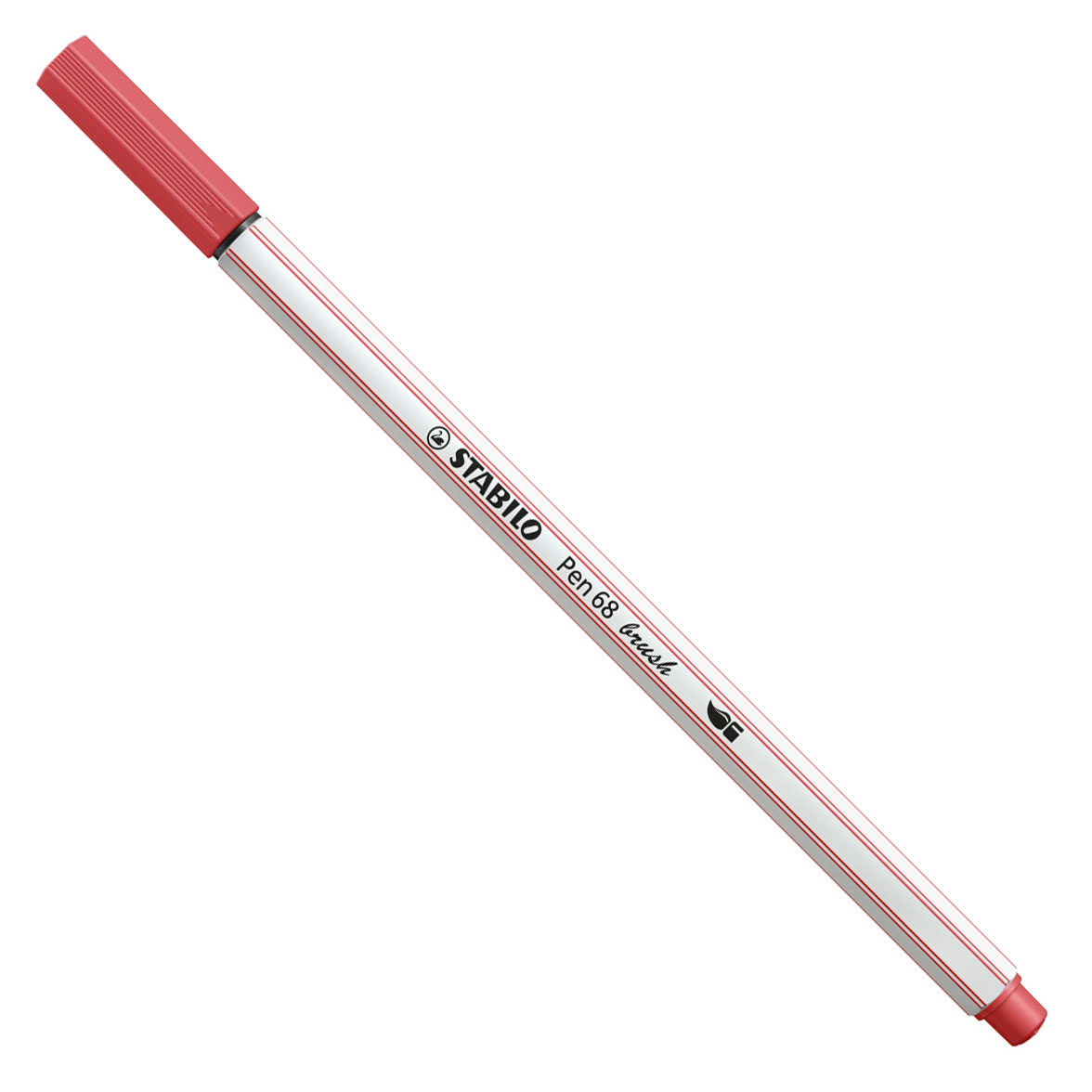 STABILO Pen 68 Brush - Feutre - Rouge Rouille (47)