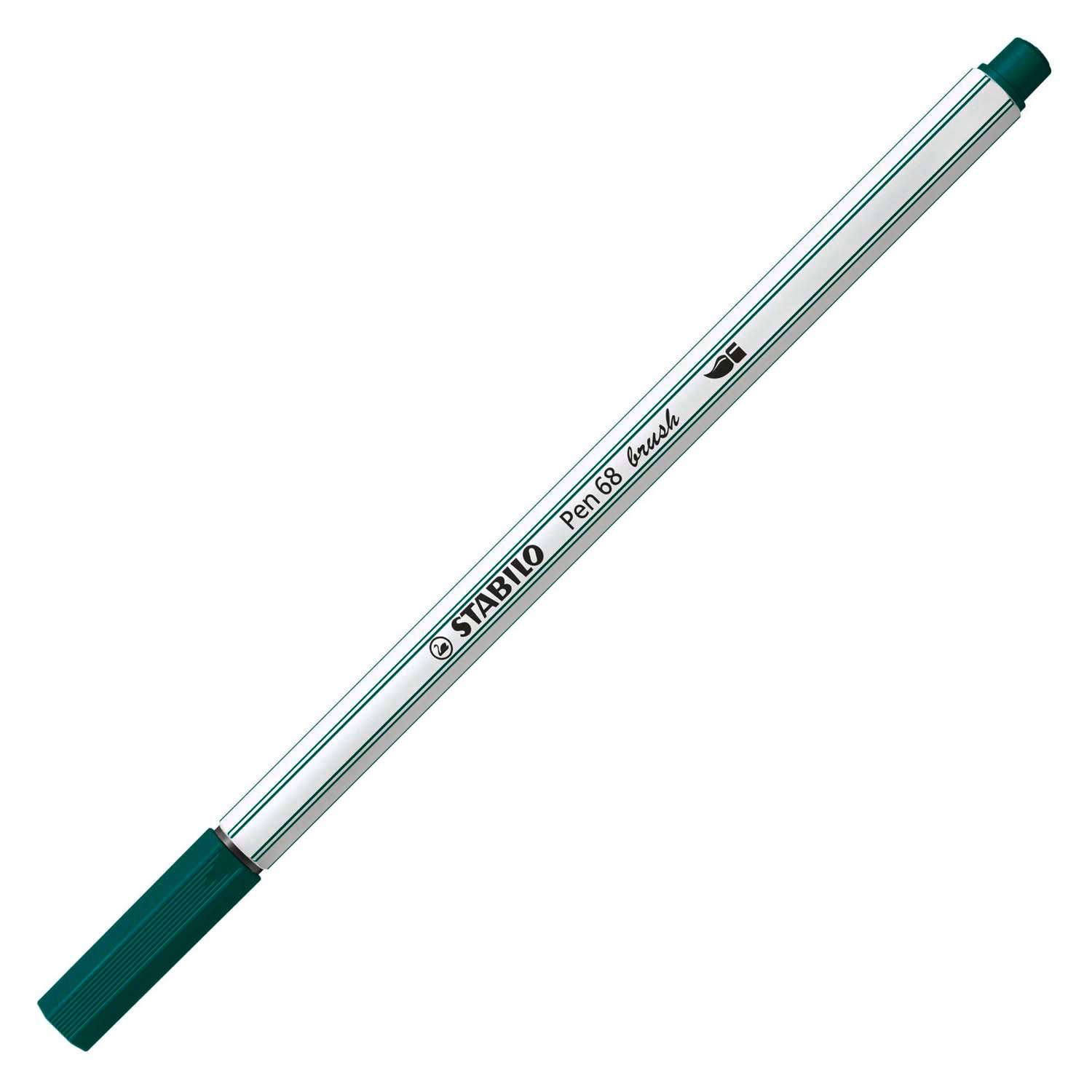 STABILO Pen 68 Brush - Viltstift - Turquoise Groen (53)