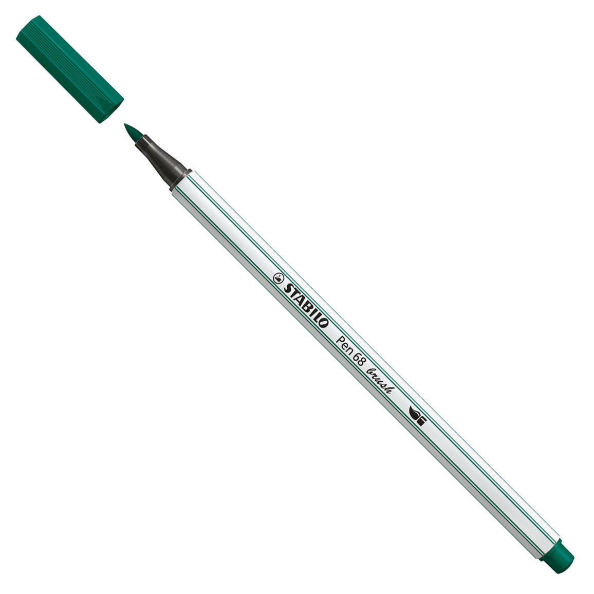 STABILO Pen 68 Brush - Viltstift - Turquoise Groen (53)