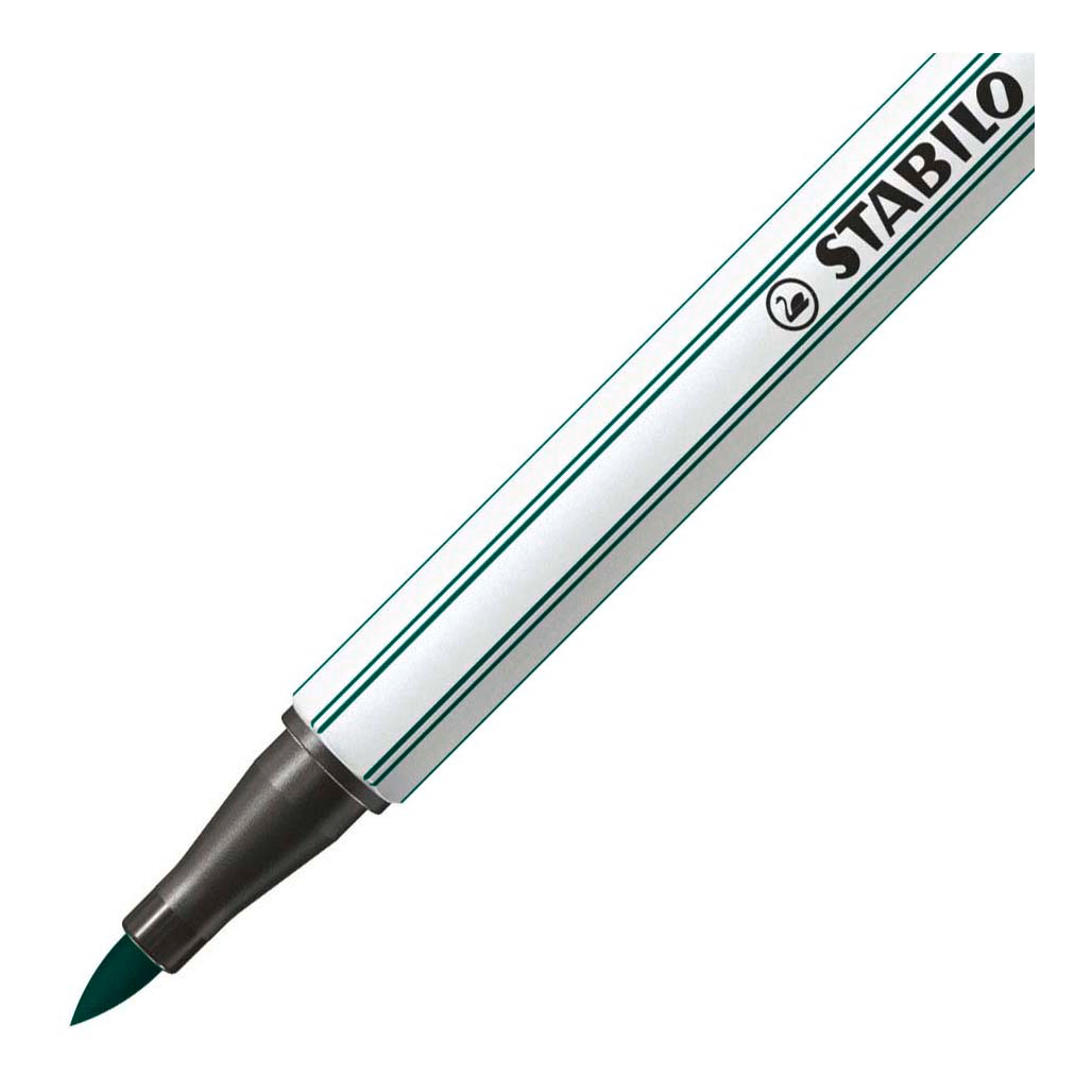 STABILO Pen 68 Brush - Viltstift - Turquoise Groen (53)