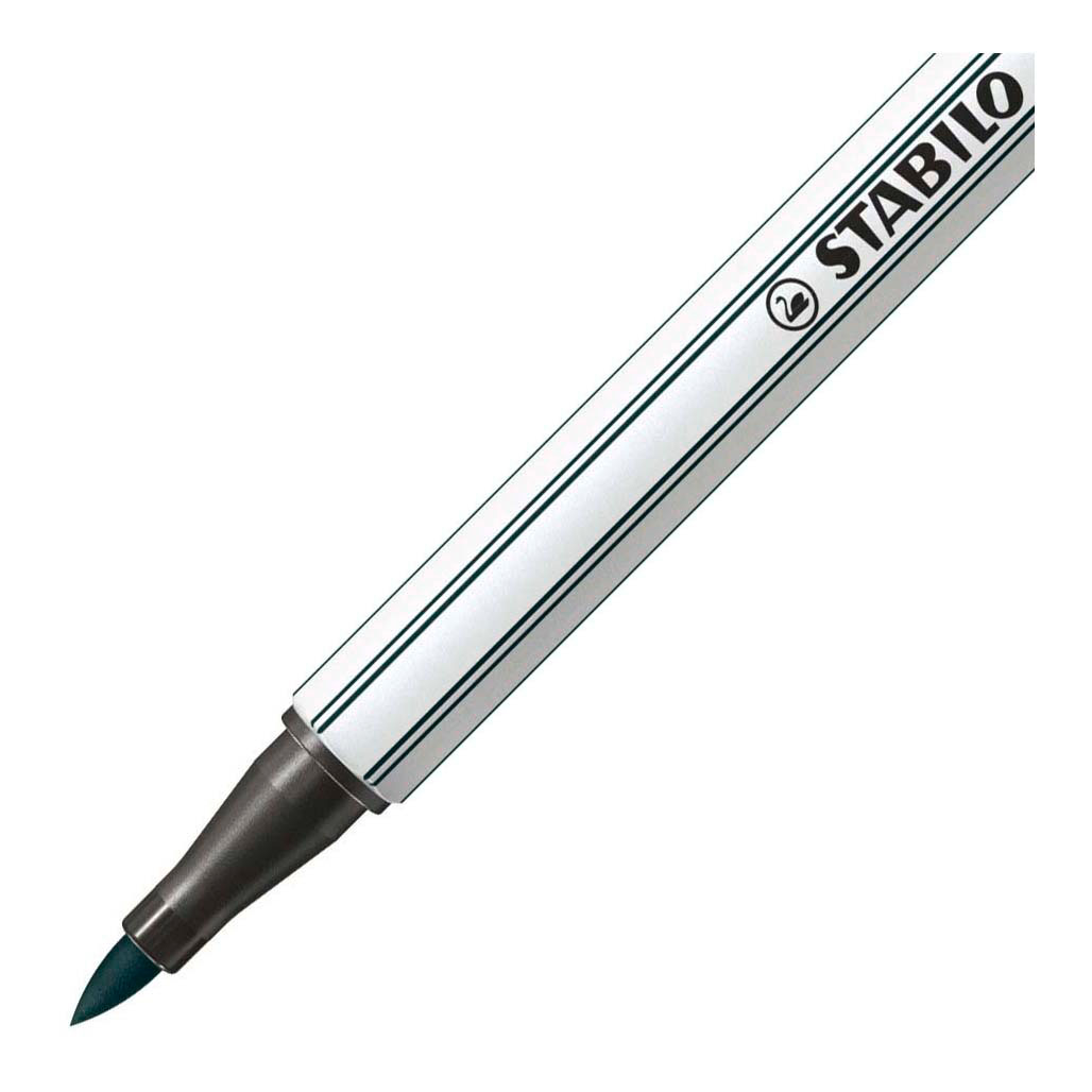 STABILO Pen 68 Brush - Feutre - Vert Terre (63)