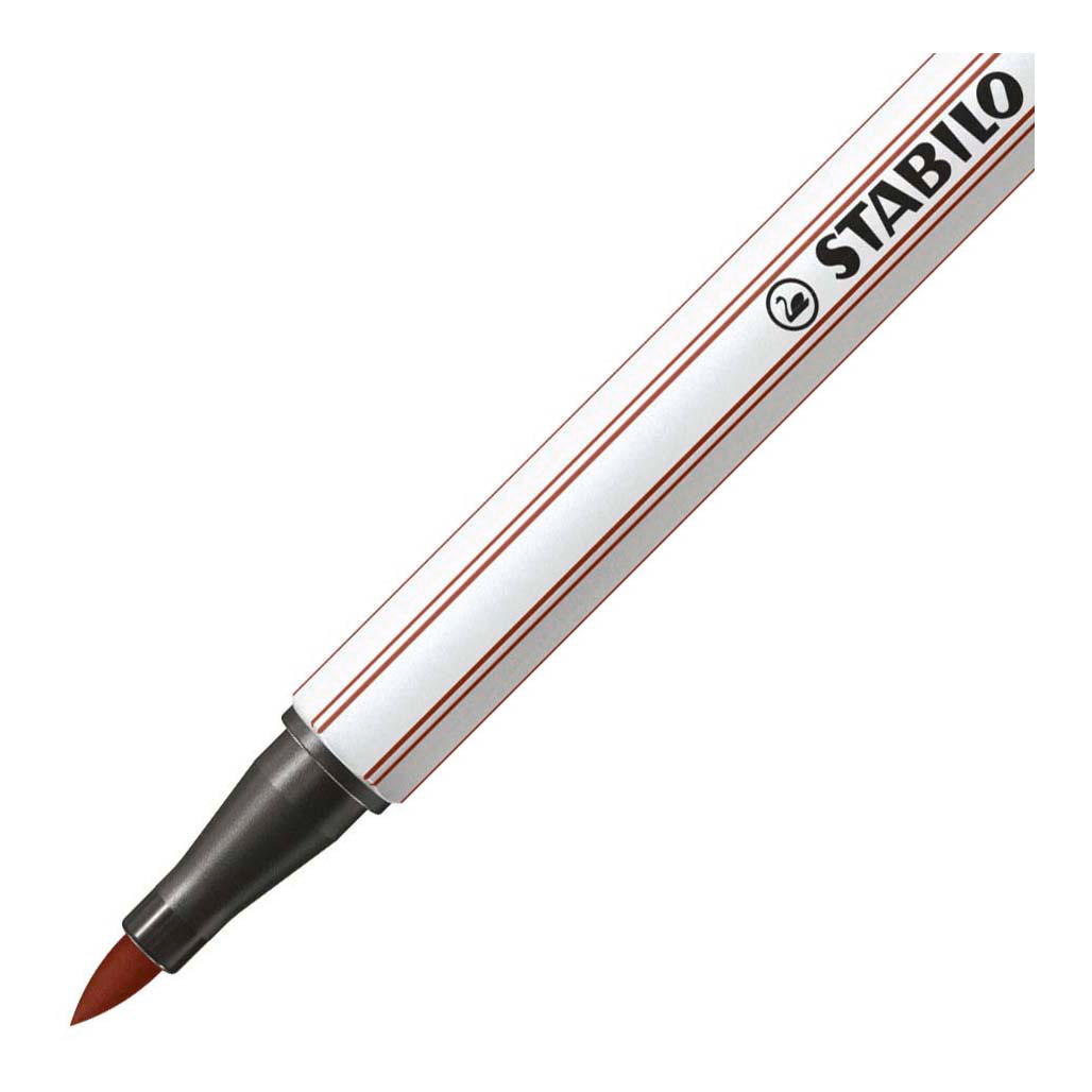 STABILO Pen 68 Brush - Viltstift - Sienna (75)