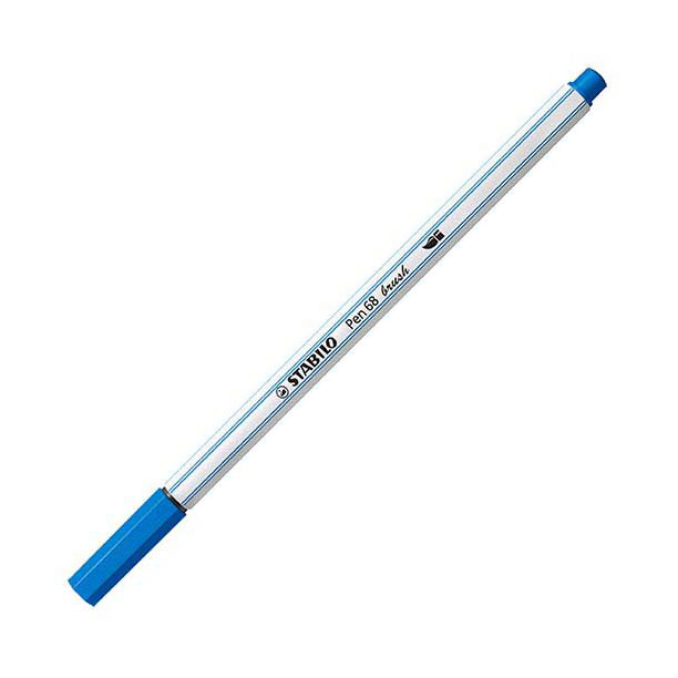 STABILO Pen 68 Brush - Feutre - Bleu foncé (41)