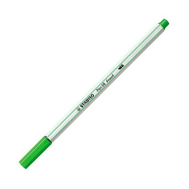 STABILO Pen 68 Brush - Feutre - Vert clair (33)