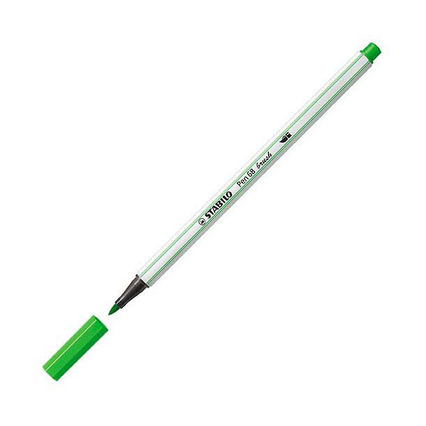 STABILO Pen 68 Brush - Feutre - Vert clair (33)