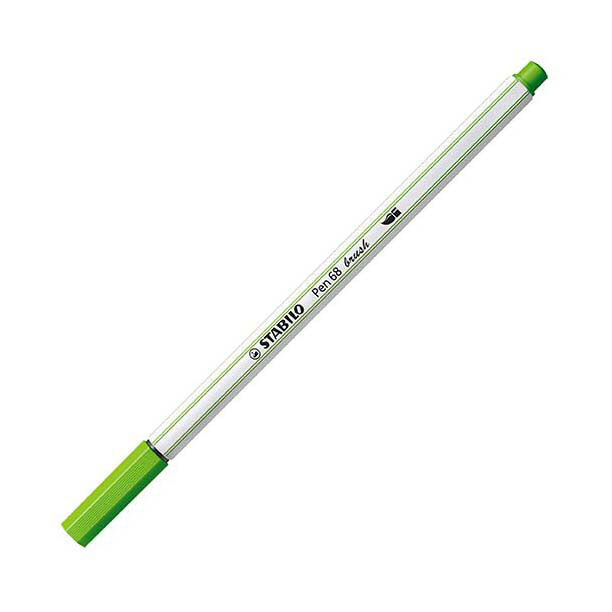 STABILO Pen 68 Brush - Viltstift - Loofgroen (43)