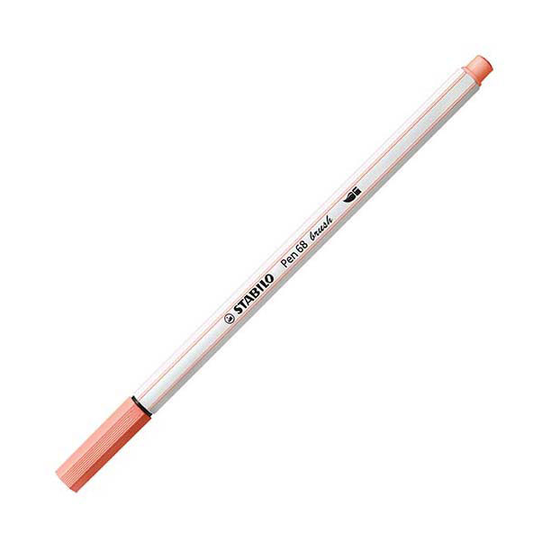 STABILO Pen 68 Brush - Viltstift - Abrikoos (26)