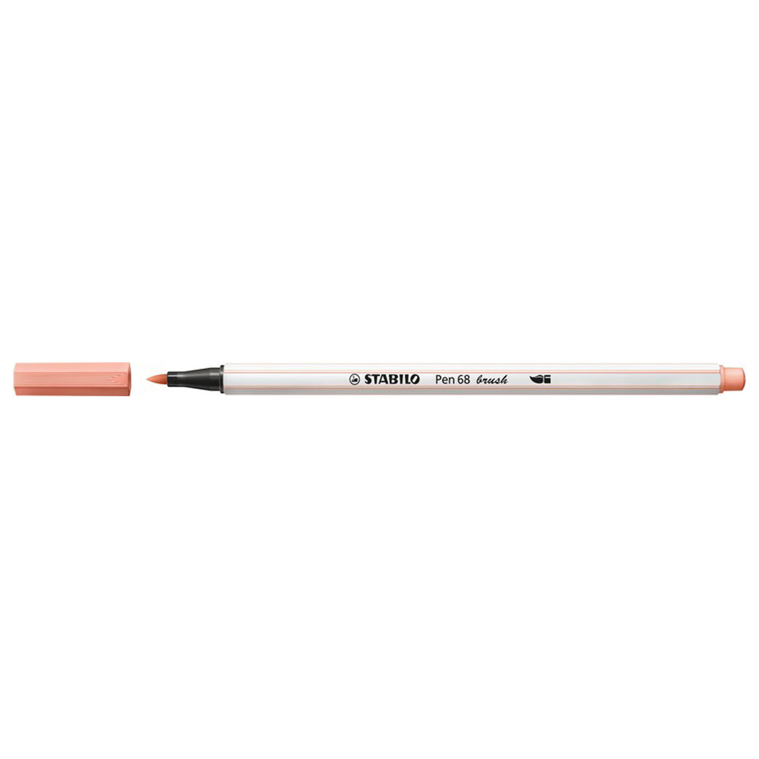 STABILO Pen 68 Brush - Feutre - Abricot (26)