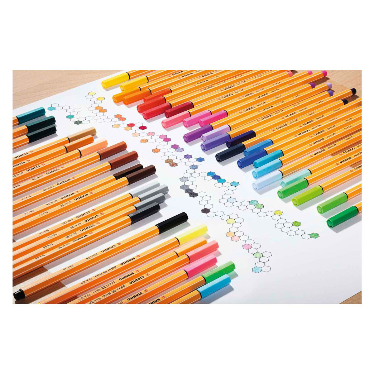 STABILO point 88 - Fineliner - Set Met 10 Stuks