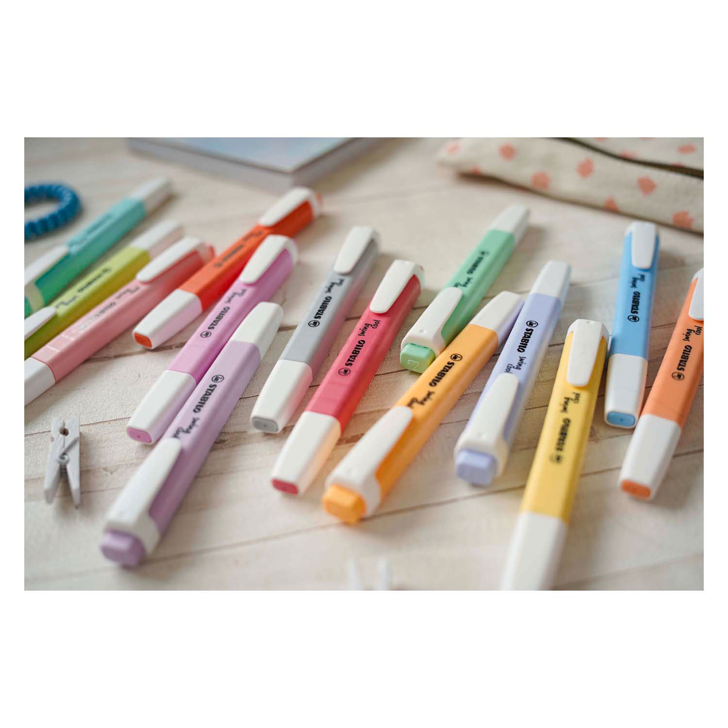 STABILO swing cool  Pastel - Markeerstift - Set Met 8 Stuks