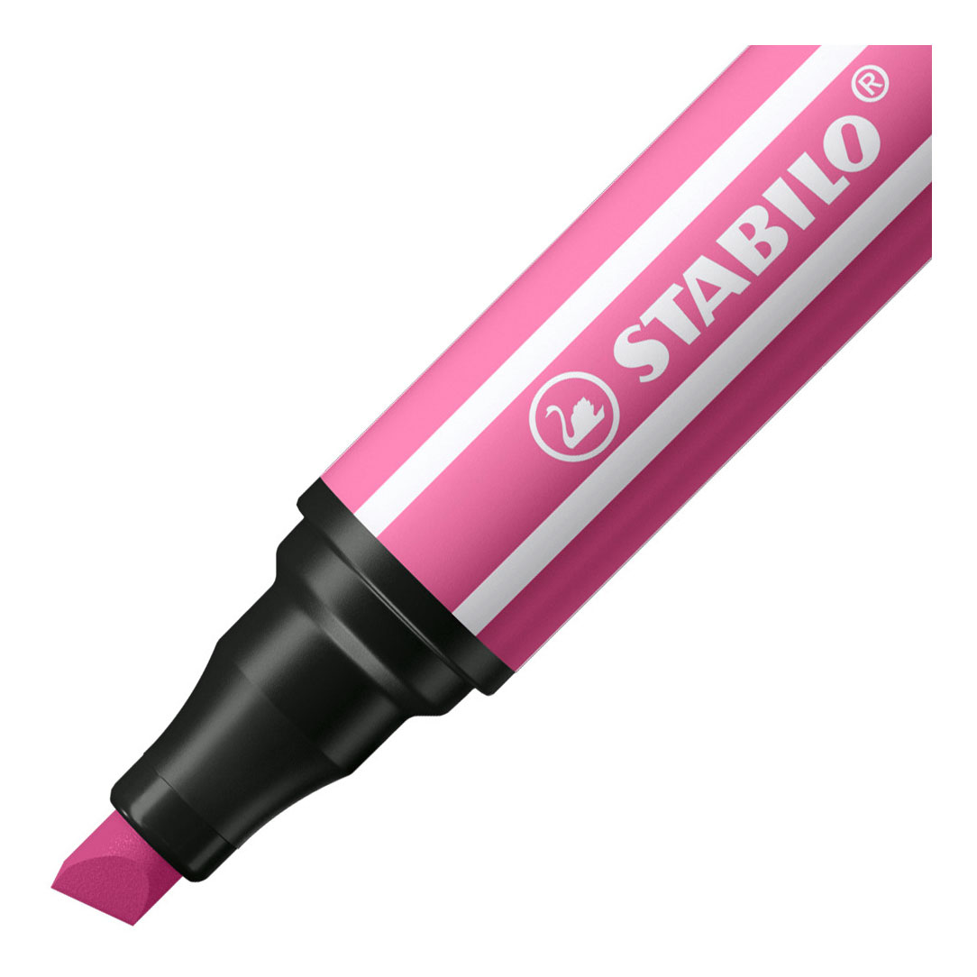 STABILO Pen 68 MAX - Viltstift Met Dikke Beitelpunt - Heliotrope