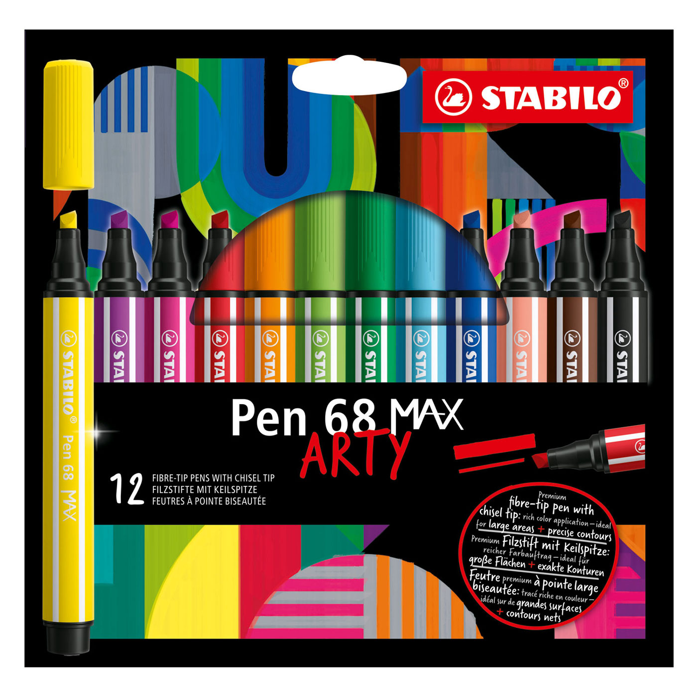 Stabilo Feutre Pen 68 ColorParade de 20 Pièces