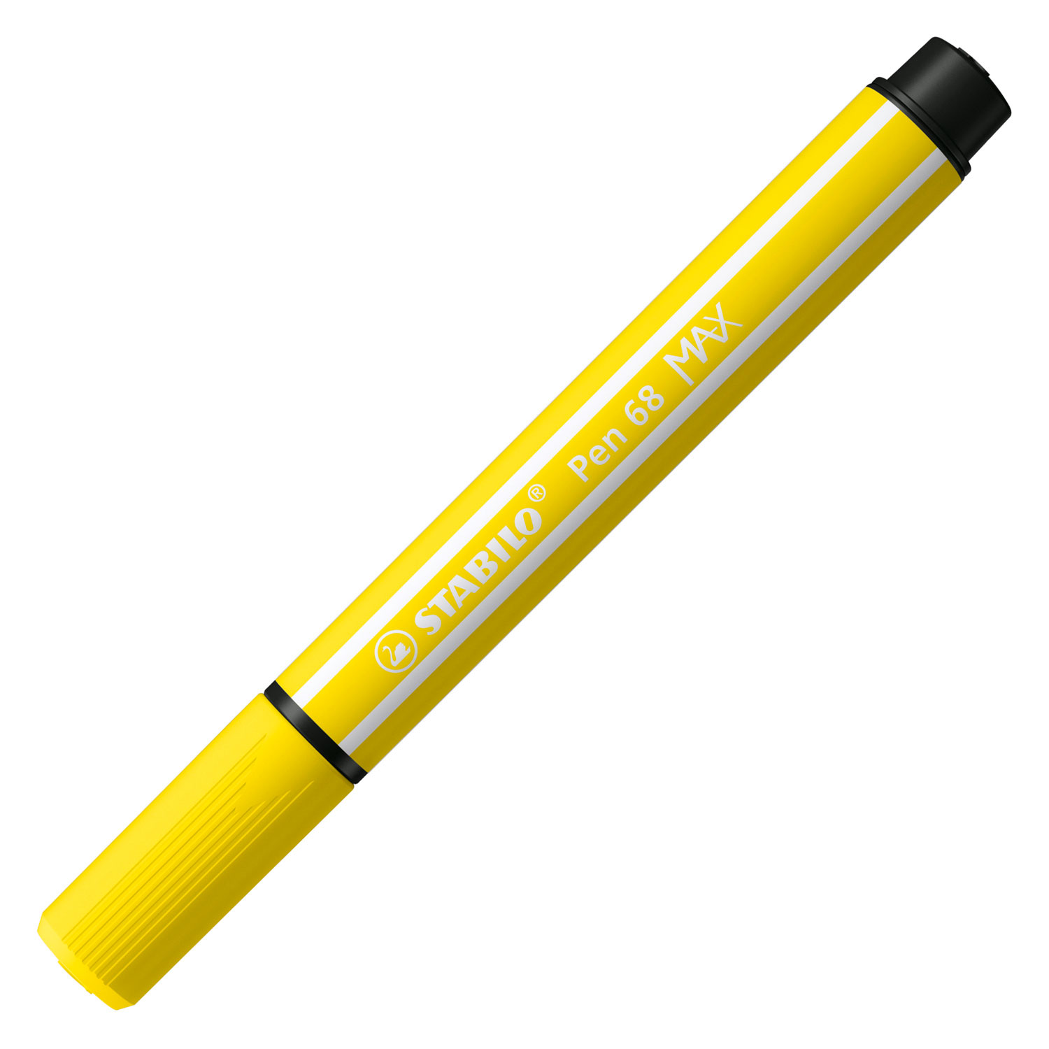 STABILO Pen 68 MAX ARTY - Feutre à pointe biseautée épaisse - Lot de 24 pièces