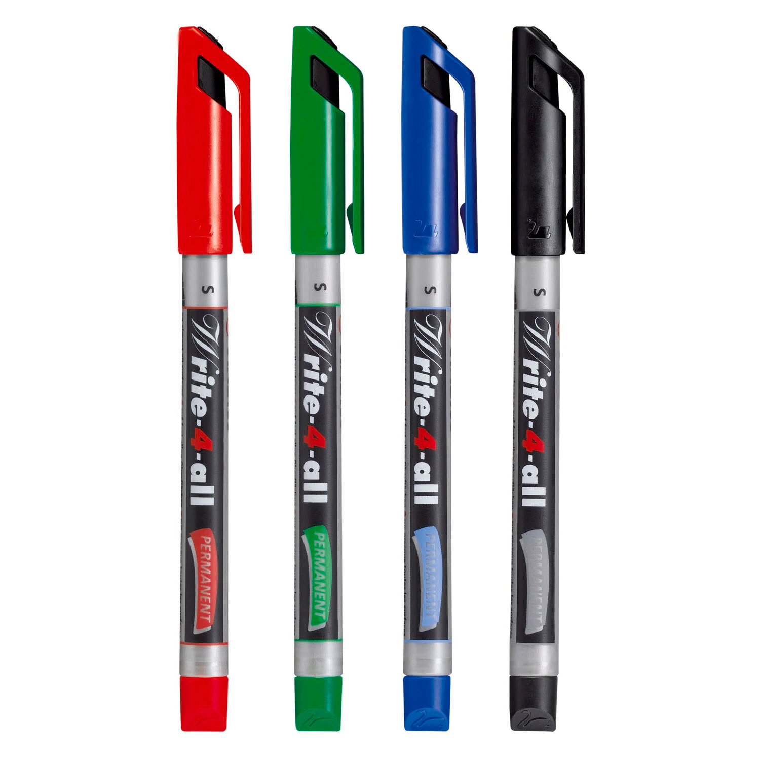 STABILO Write-4-all Superfijn (0,4 mm) Permanente Marker - 4dlg.