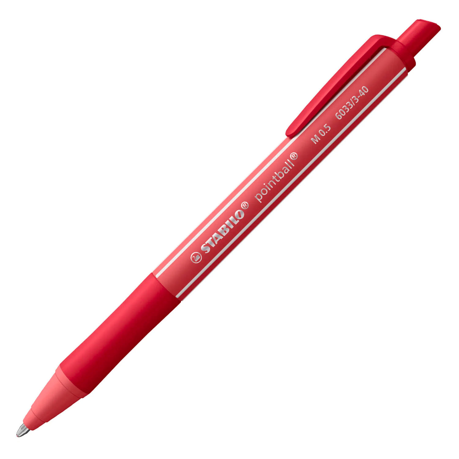 Stylos à bille colorés STABILO pointball - Lot de 4.
