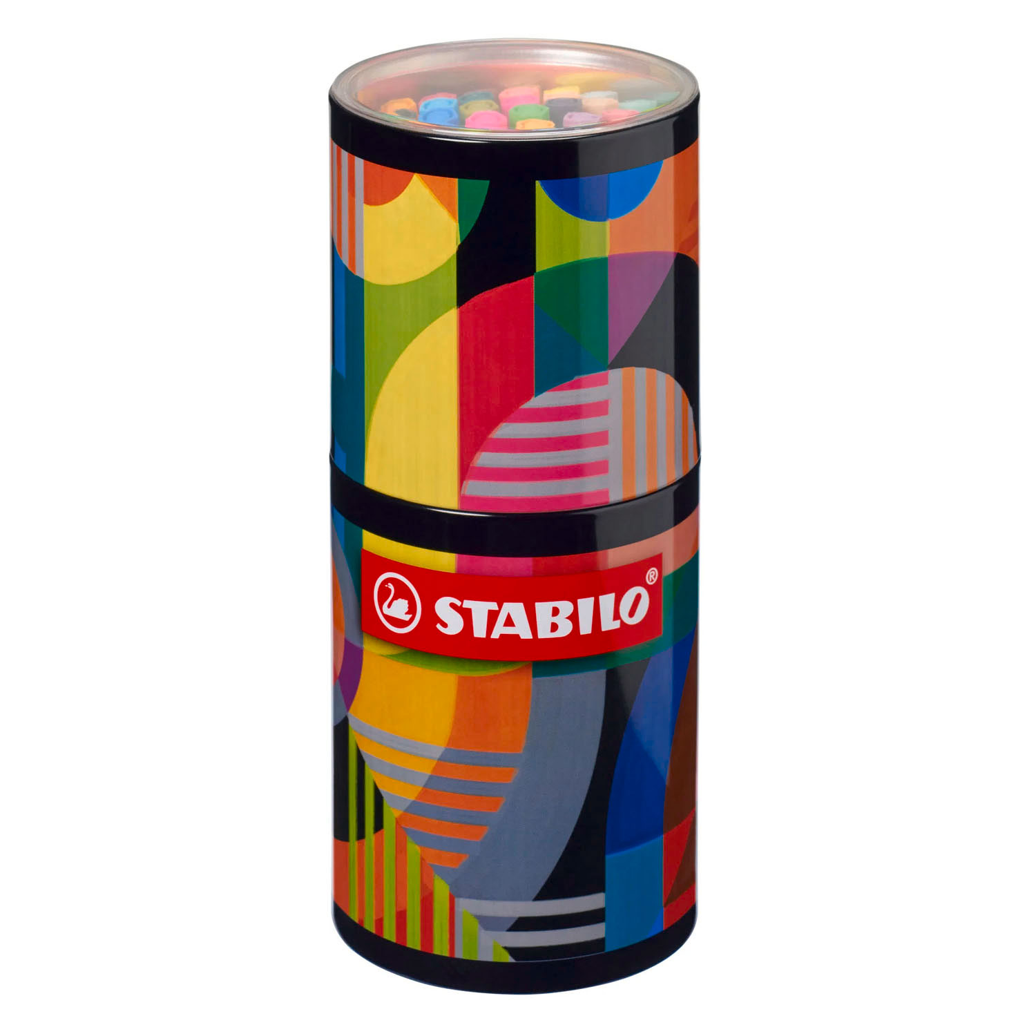 STABILO Pen 68 ARTY Viltstiften in Metalen Etui - 45dlg.