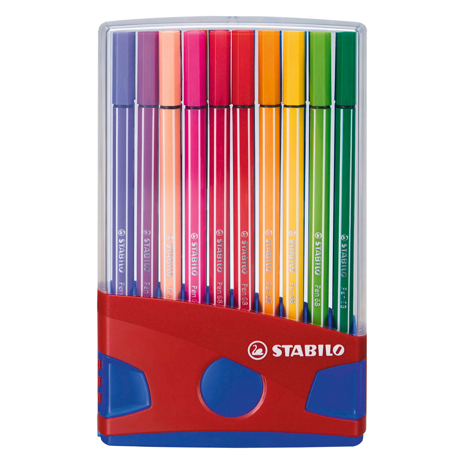 STABILO Pen 68 ColorParade Viltstiften in Opbergdoos - 20dlg.