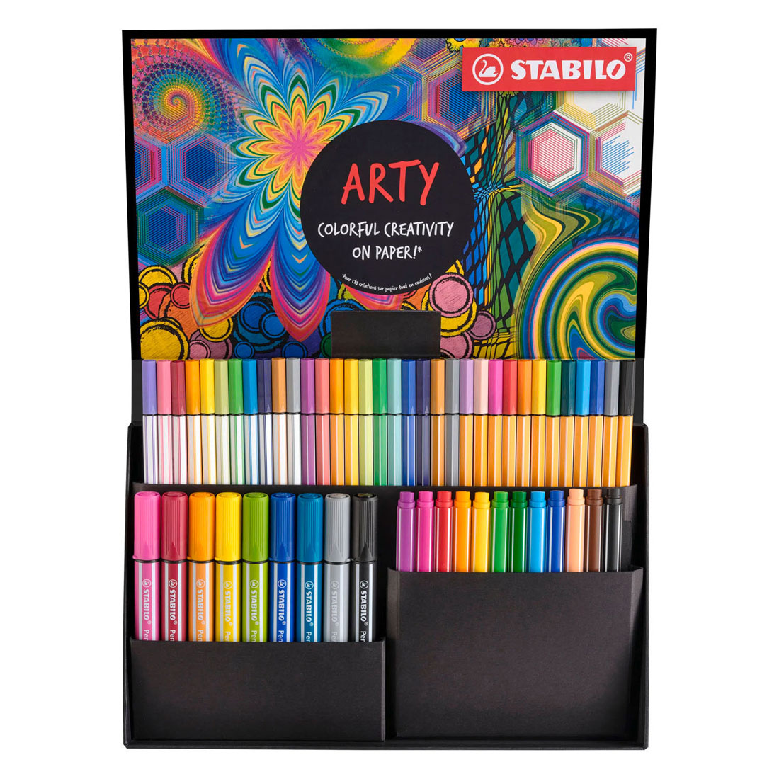 STABILO ARTY Sortiment an Buntstiften - 55 Stück.