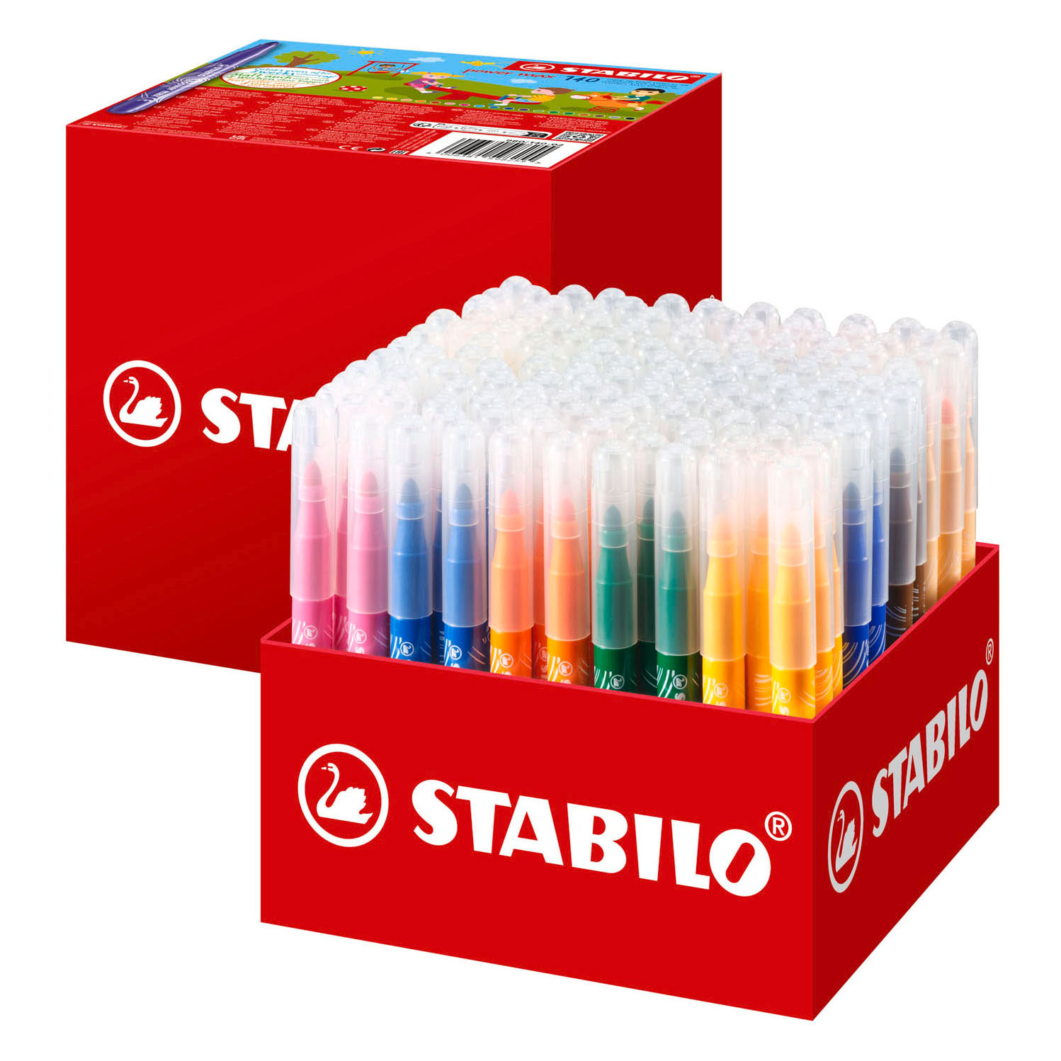 STABILO power max Filzstifte XL - 140 Stück.