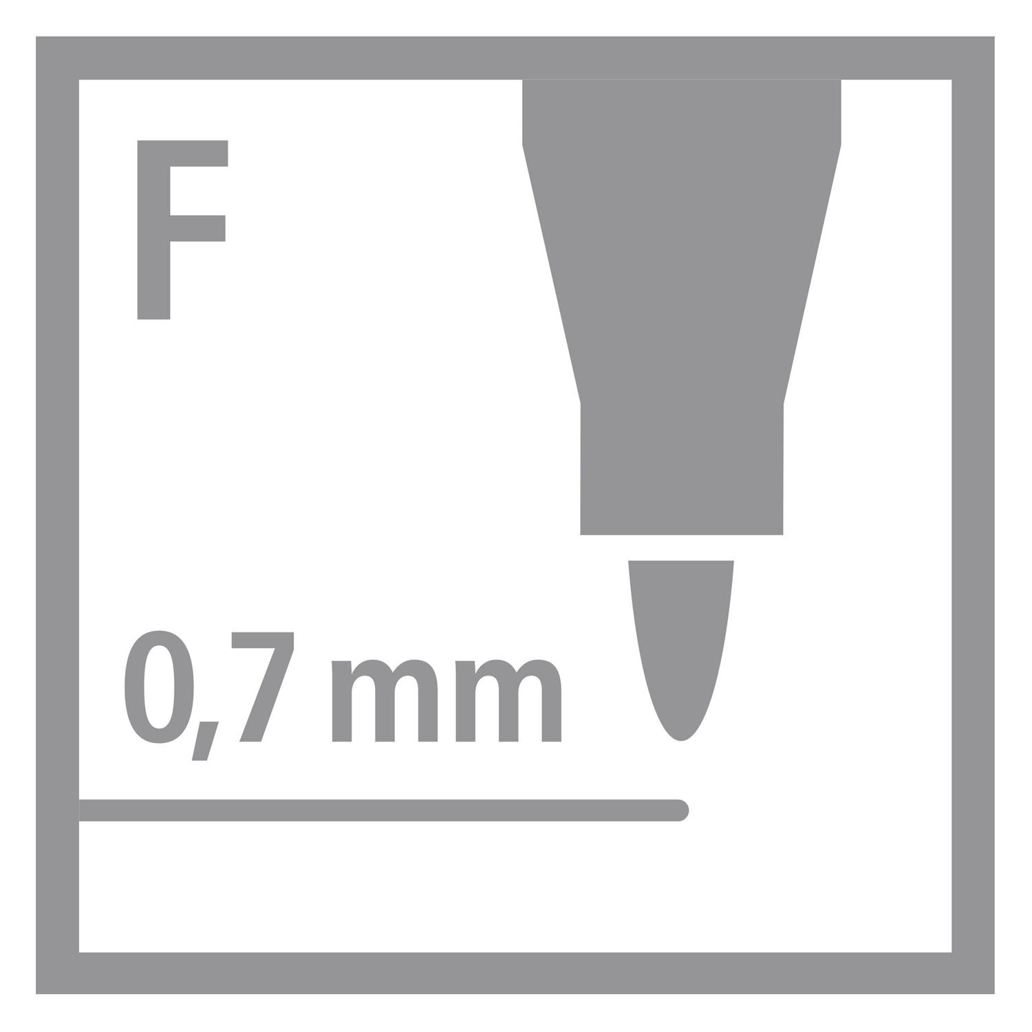 STABILO Write-4-all Fijn (0,7mm) Permanente Marker - 4dlg.