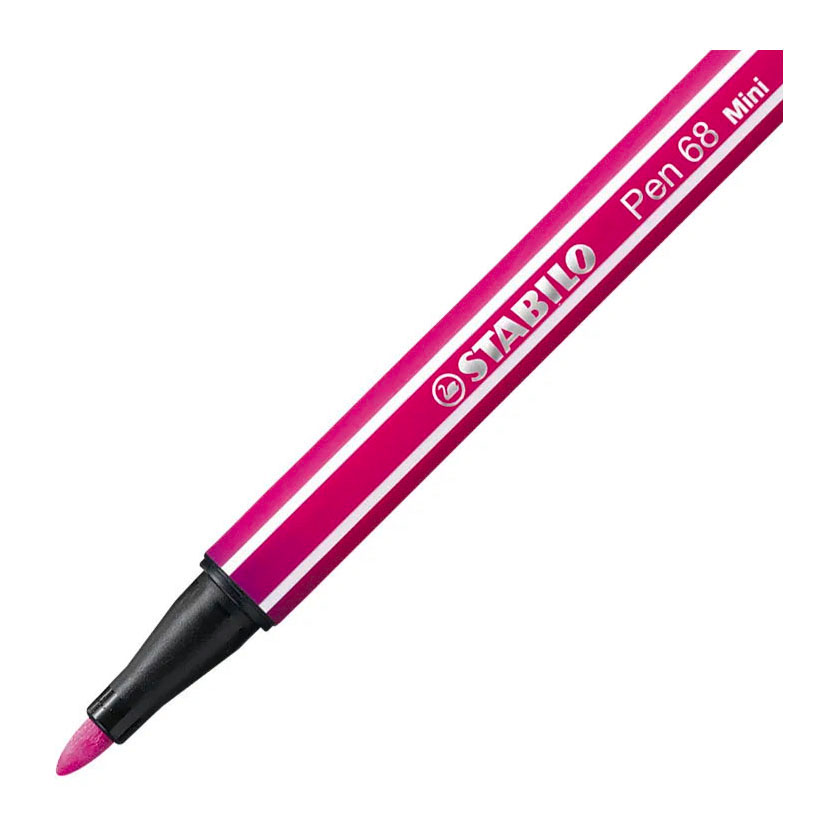 STABILO ANIMAL VIBES Pen 68 MINI Viltstiften - 8dlg. met Sticker