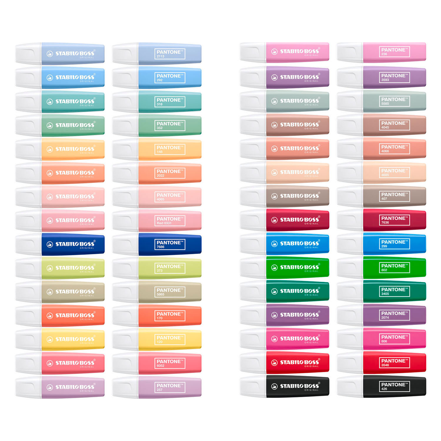 STABILO BOSS ORIGINAL x PANTONE Markeerstiftenset - 30st.