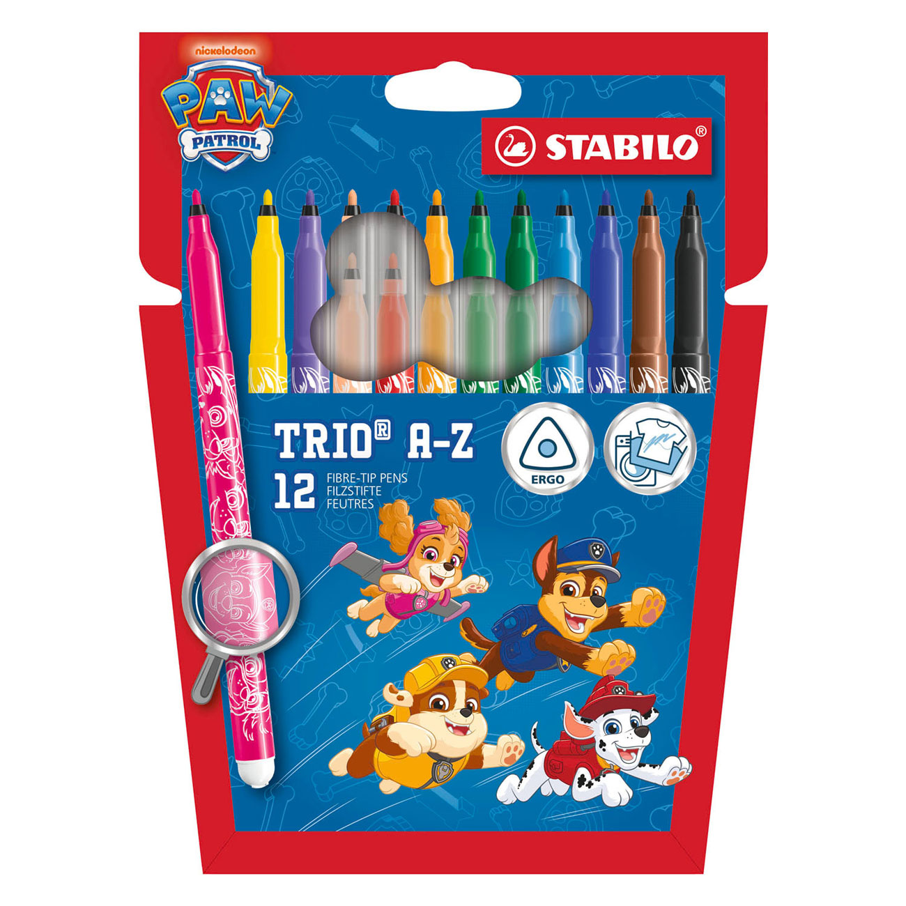 STABILO Trio A-Z Viltstiften PAW Patrol - 12st.